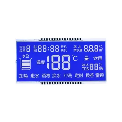 Tn Digitális 7-szegmensű LCD-kijelző